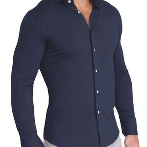 "The Stewart" Navy Button Down